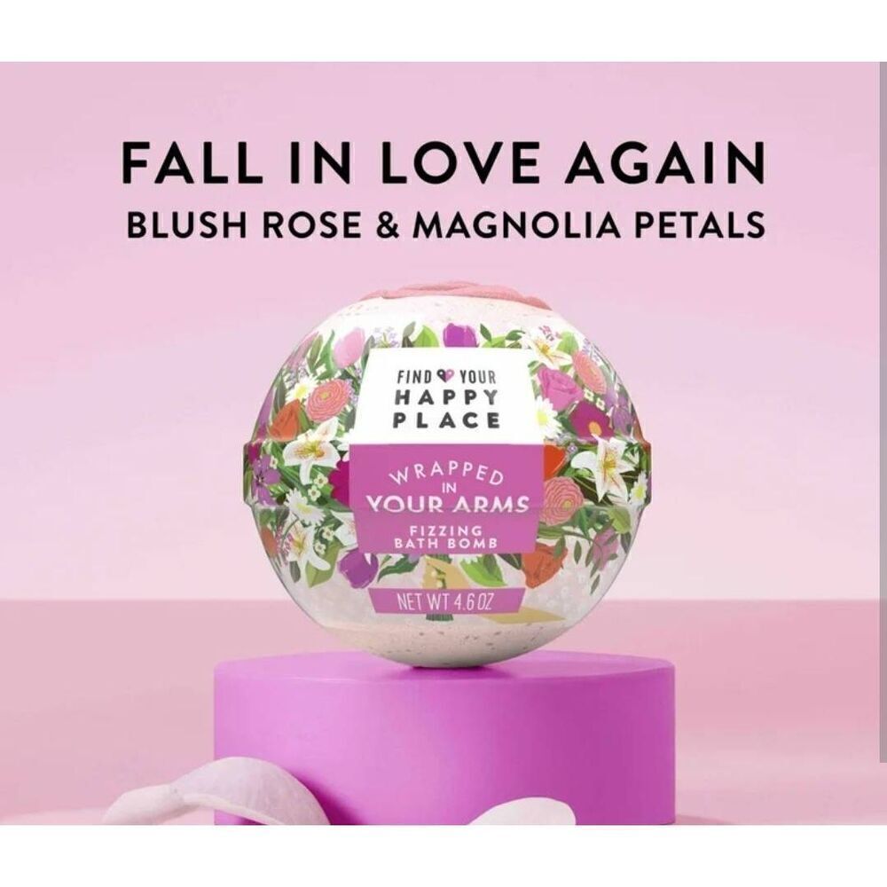 Find your happy place bath bomb
